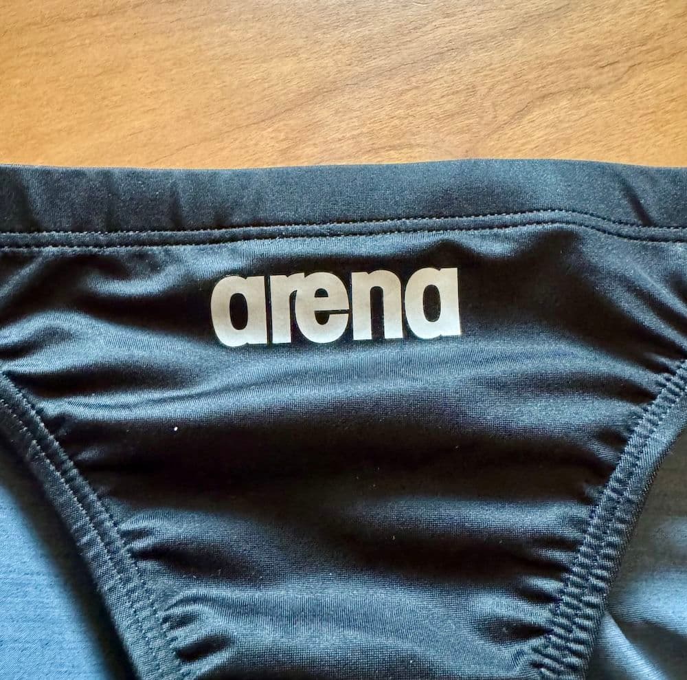 【美品】arena シン・レボリューション NUX　ブラック×ブルー　M　競パン