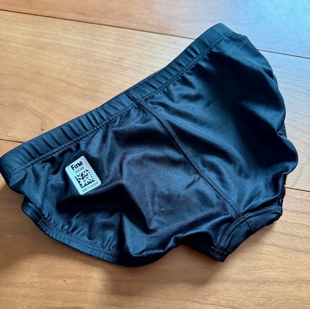 【美品】arena シン・レボリューション NUX　ブラック×ブルー　M　競パン