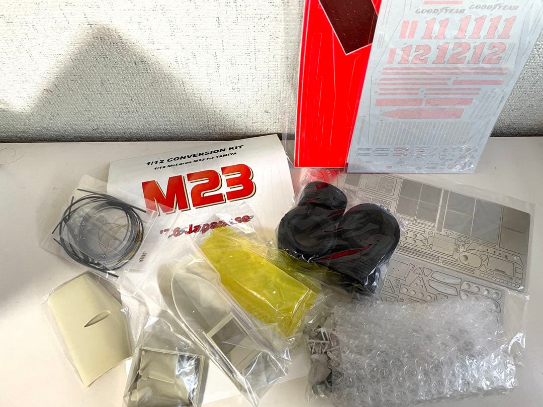 タミヤ 1/12 McLaren M23 1974とE.JAN1976仕様キット