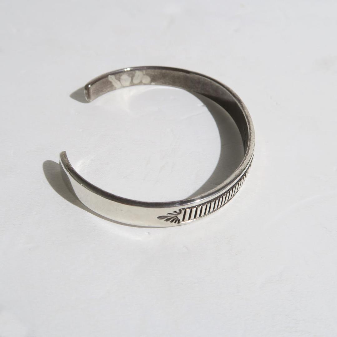 インディアンジュエリー シルバー バングル ナバホ族 ブルースモーガン