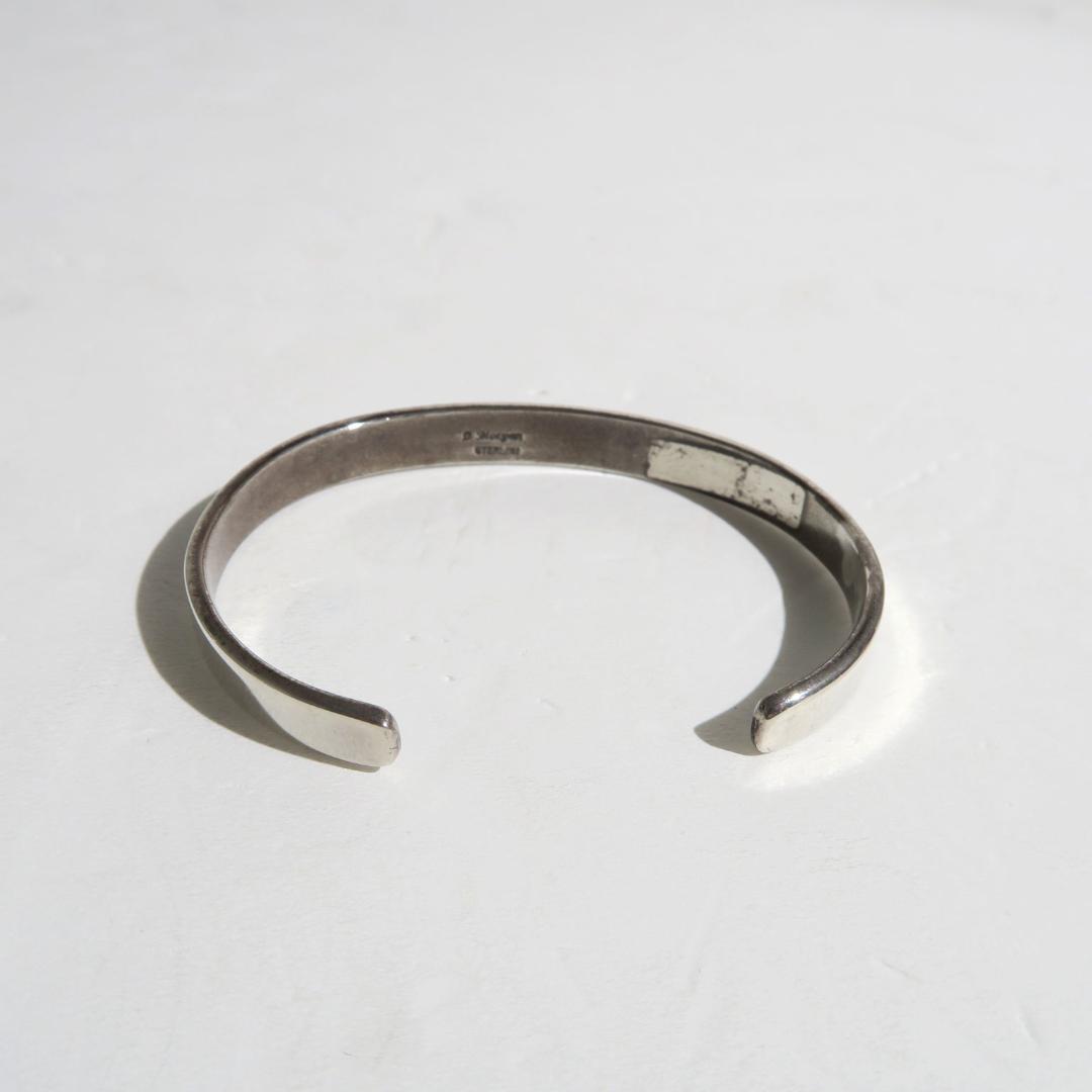 インディアンジュエリー シルバー バングル ナバホ族 ブルースモーガン