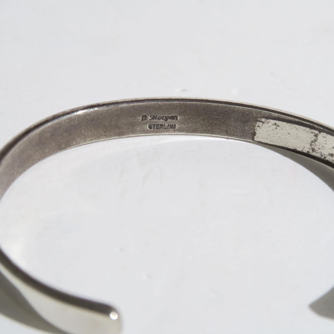 インディアンジュエリー シルバー バングル ナバホ族 ブルースモーガン