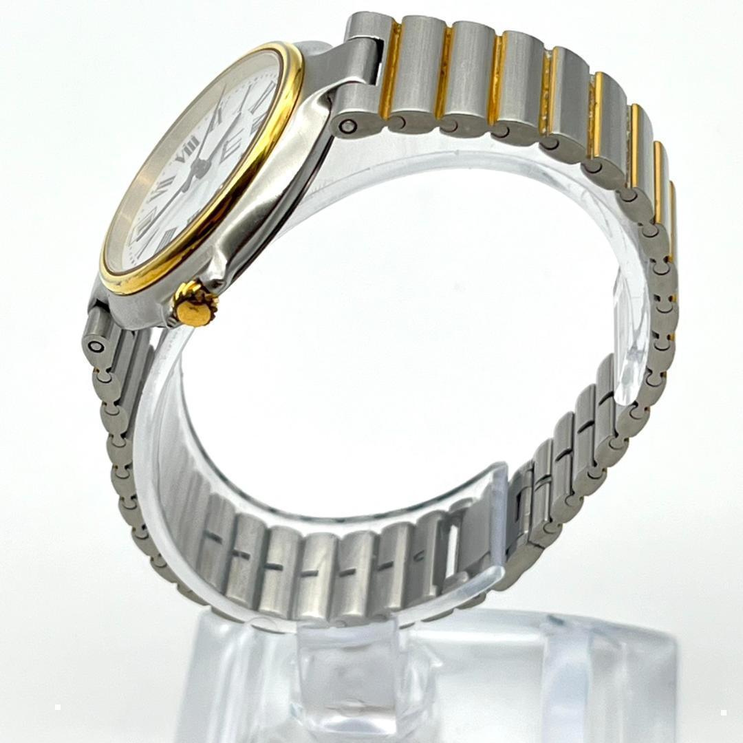 良品 ダンヒル ミレニアム 腕時計 ローマン デイト 電池交換済 ラウンド