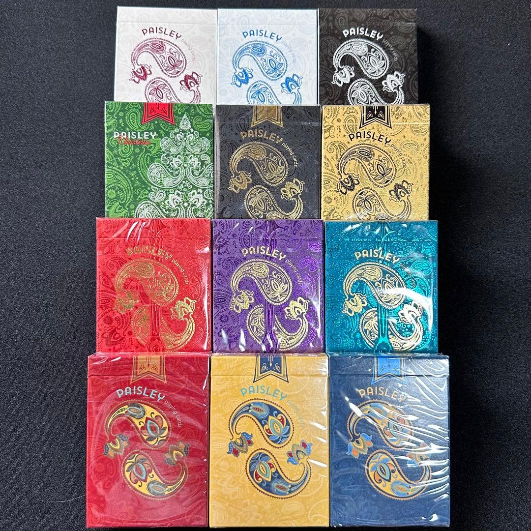 Paisley playing cards ペイズリー 新品12デック