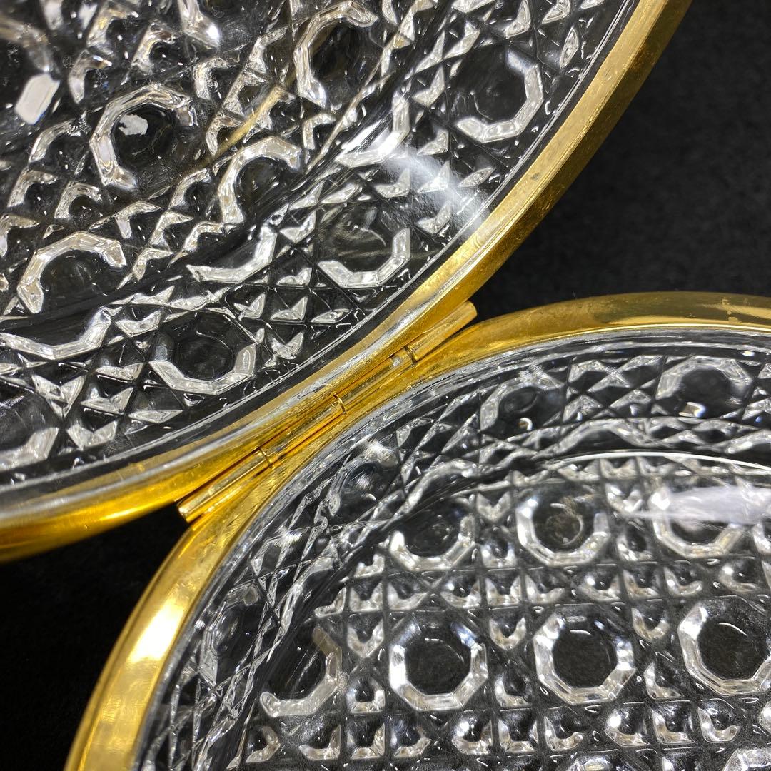 オールドバカラ　ダイヤモンドピエール　蓋物　タサコサ　東里7-1210☆1F