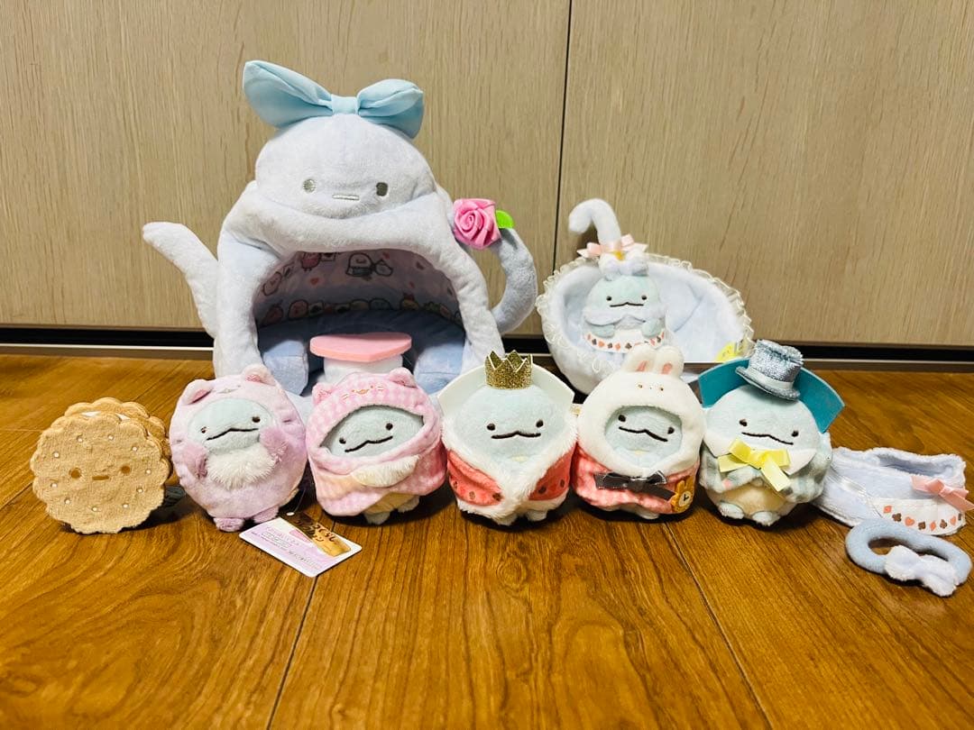 すみっコぐらし　ふしぎの国のすみっコ　てのりぬいぐるみセット