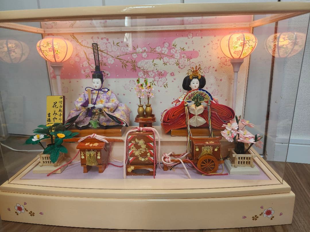 吉徳　田村由起子作　ひな人形　オルゴール→値下げ