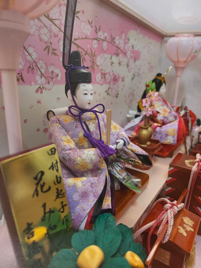 吉徳　田村由起子作　ひな人形　オルゴール→値下げ