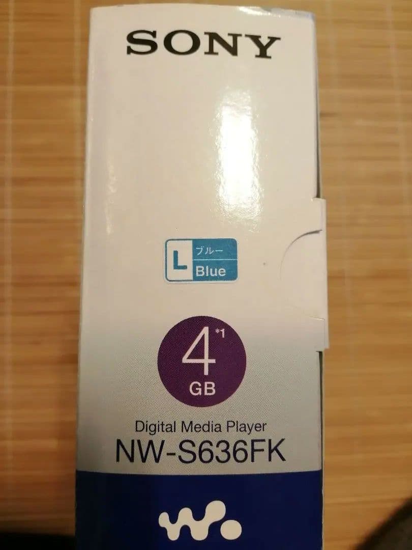 SONY NW-S686FK 4GB デジタルオーディオプレーヤー ブルー