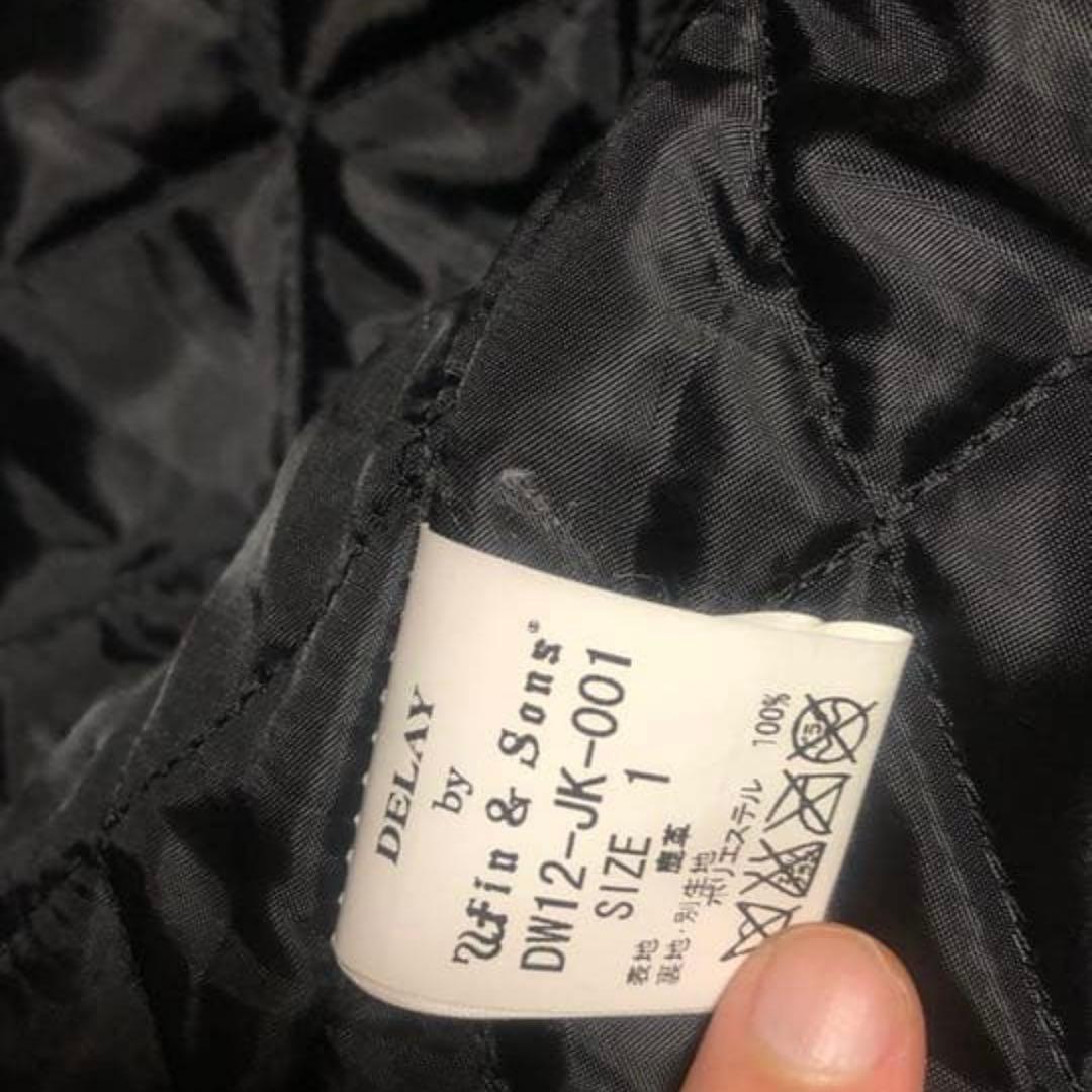 DELAY by Win & SonsディアスキンG-1ライダースジャケット