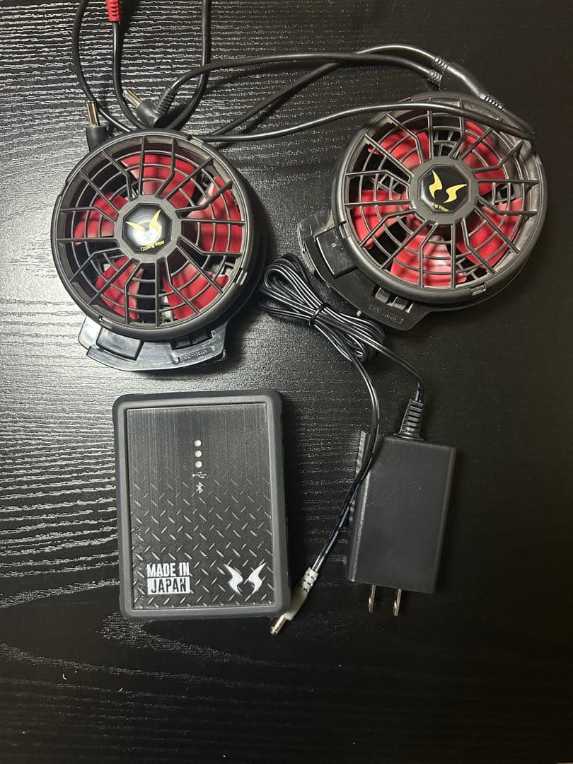 空調服サイズLL　バッテリーRD9291 ファンRD9210HN 12V仕様