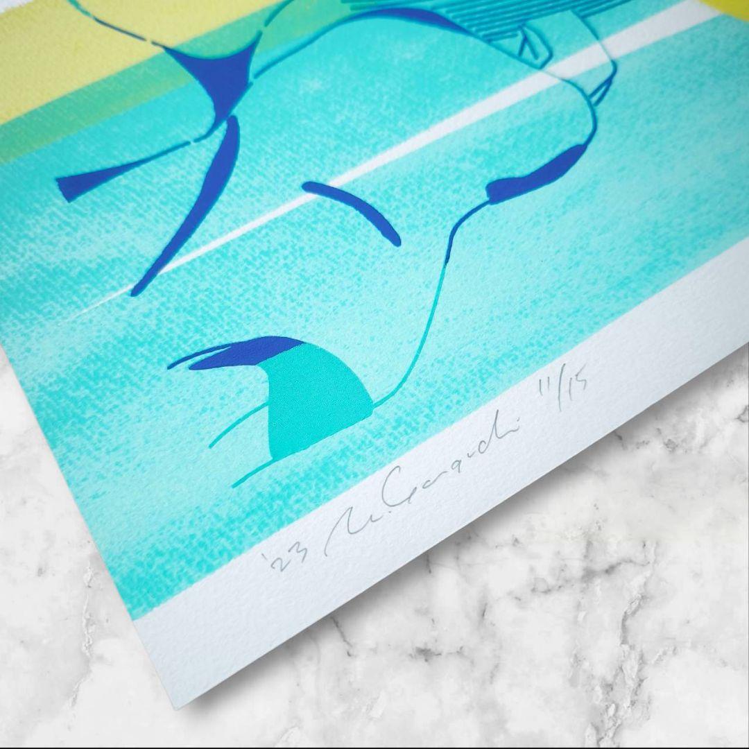 山口 真人 Quizmaster *Drawing 真作 保証書つき