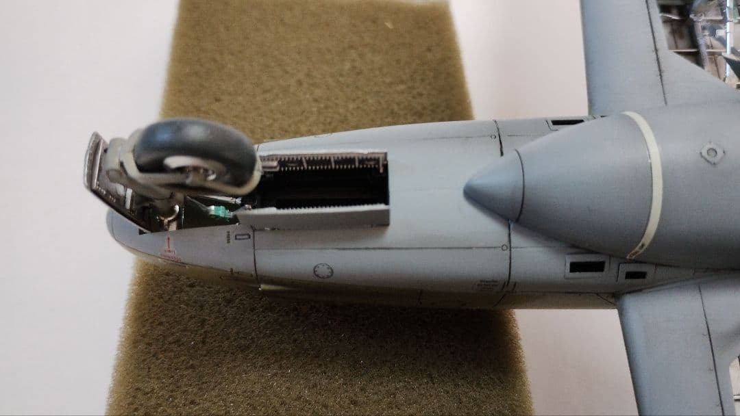 プラモデル完成機　1/48　グロスターミーティアF.3