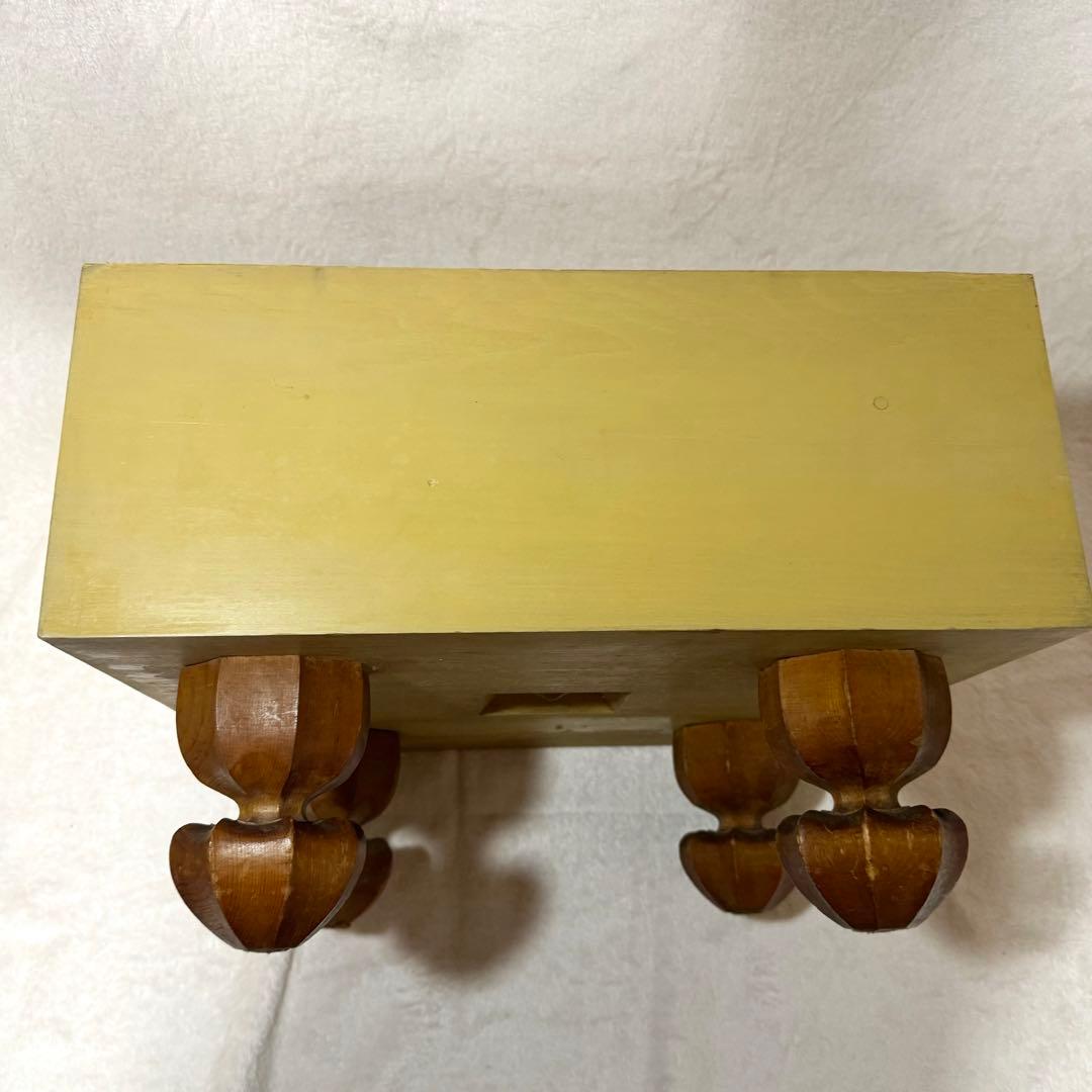 〚ケース付〛✦碁盤 足付盤 ヘソ付 柾目 天地柾 盤厚約6寸✦