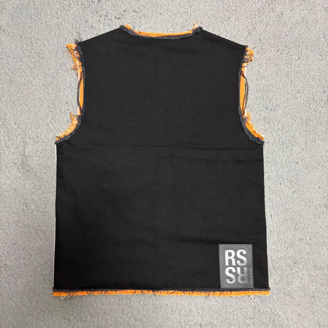 RAF SIMONS 23SS ダブルデニムトップ ノースリーブ ベスト 未使用