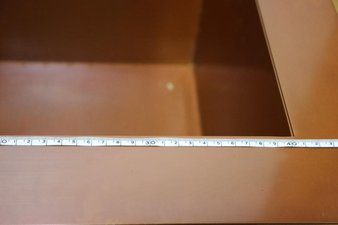 茶道具 炉おとし 別上 炉壇 銅おとし 囲炉裏 箱有