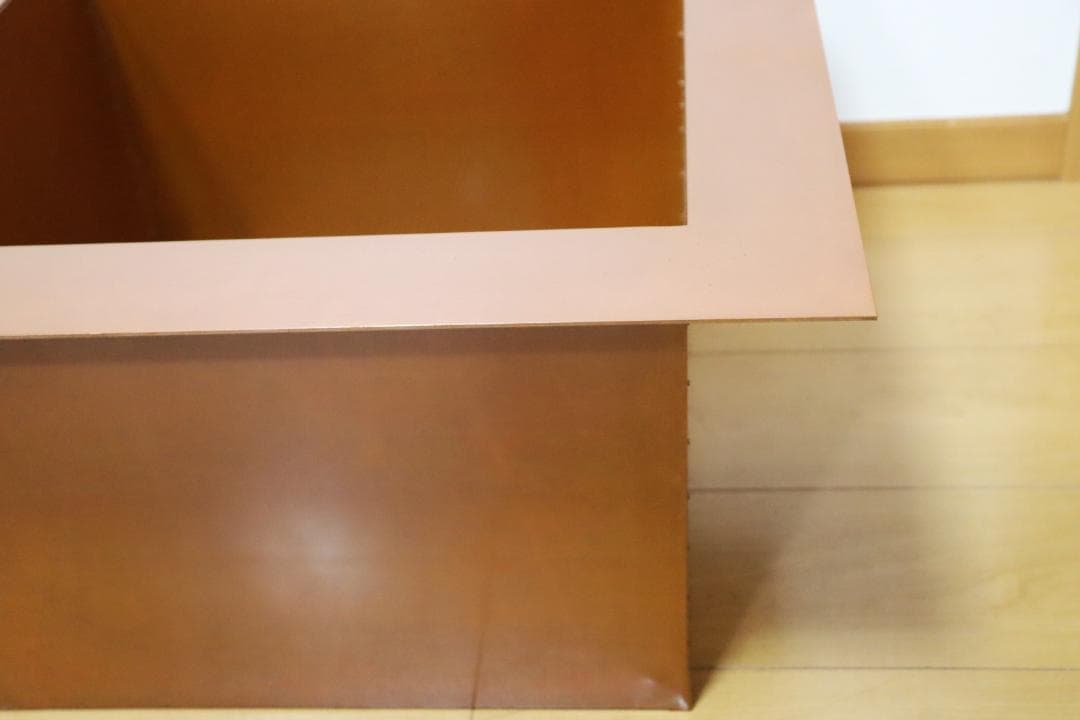 茶道具 炉おとし 別上 炉壇 銅おとし 囲炉裏 箱有