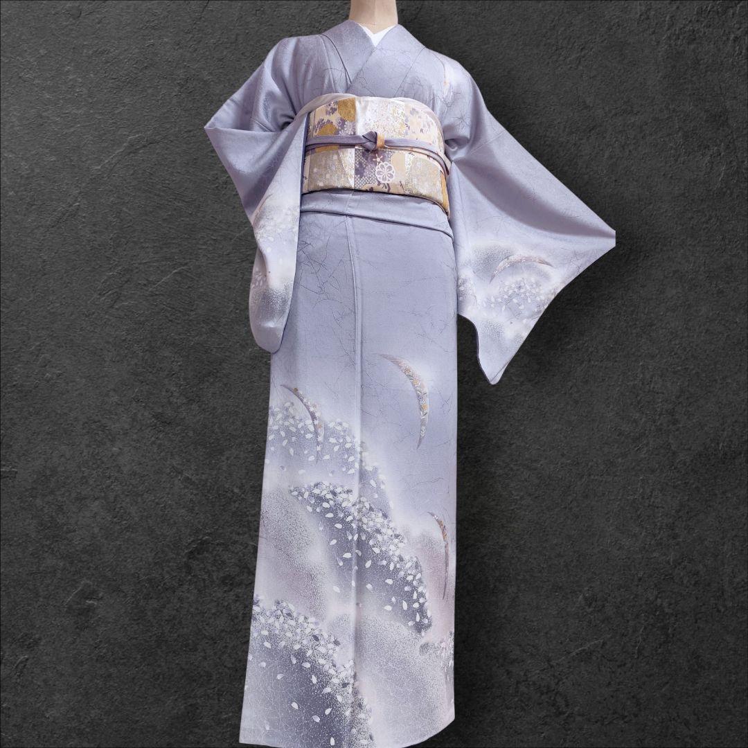 ❰6534❱ フルセット　付け下げ訪問着　袋帯　帯締め　帯揚げ　正絹　着物