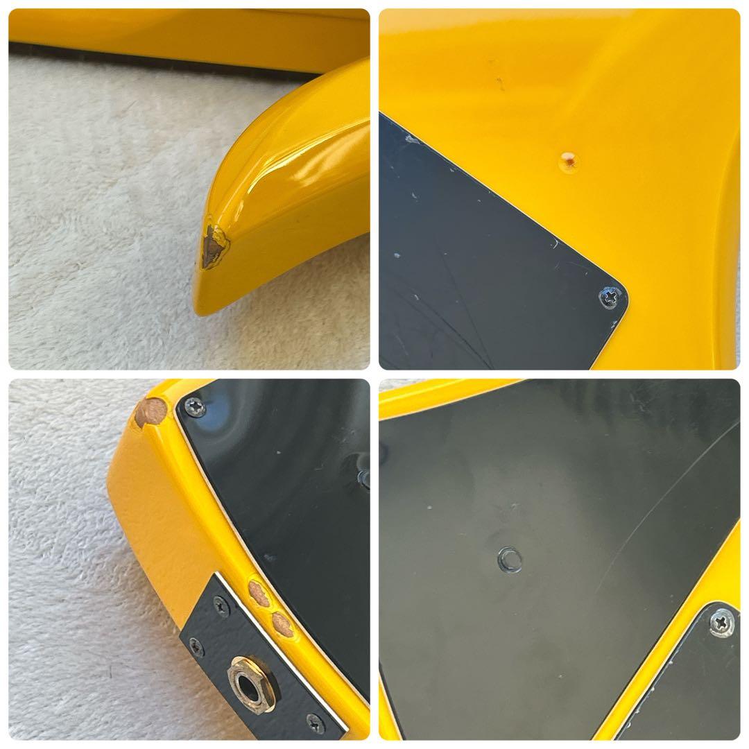 BURNY YH-JR hideモデル アンプ内蔵 モッキンバード ギター