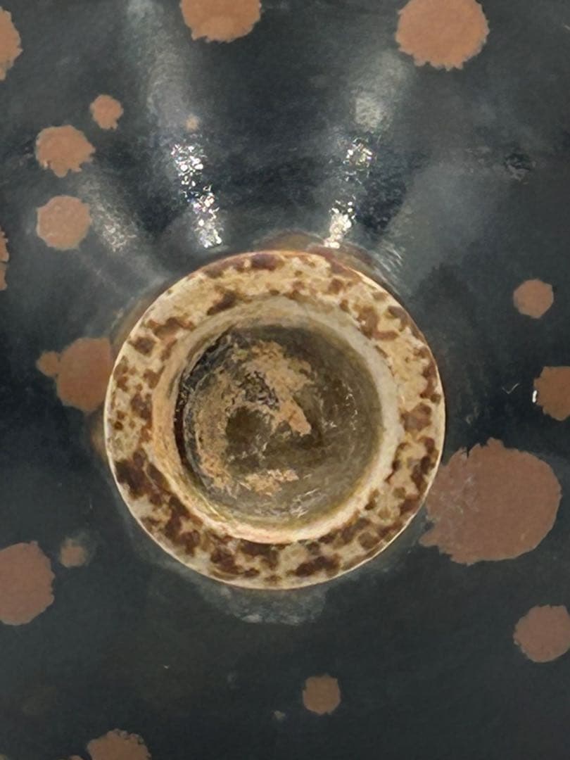 ★0061宋時代　定窯 褐斑盃 ★天目茶碗 茶道具 茶器 唐物古美術