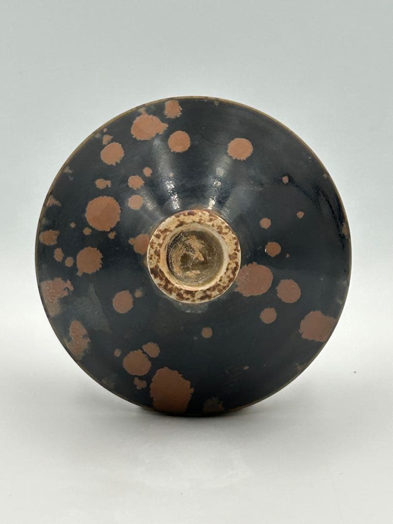 ★0061宋時代　定窯 褐斑盃 ★天目茶碗 茶道具 茶器 唐物古美術