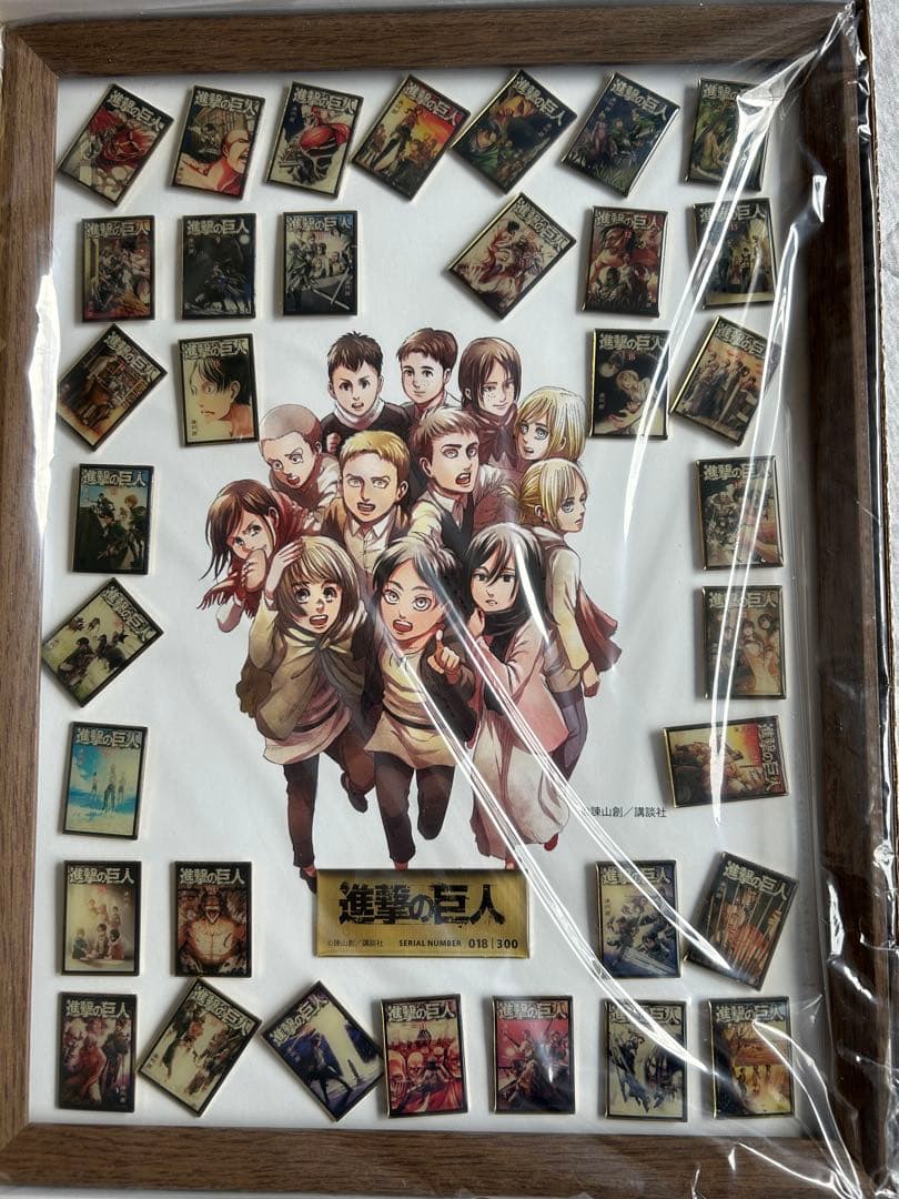 岩*爾様 進撃の巨人　完結記念ピンズセット