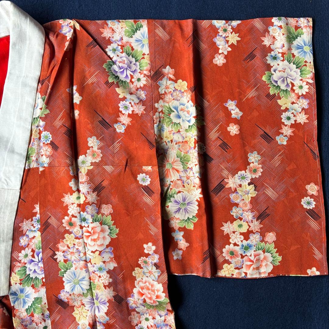 2608 アンティーク子ども着物・襦袢11枚おまとめ売り材料正絹