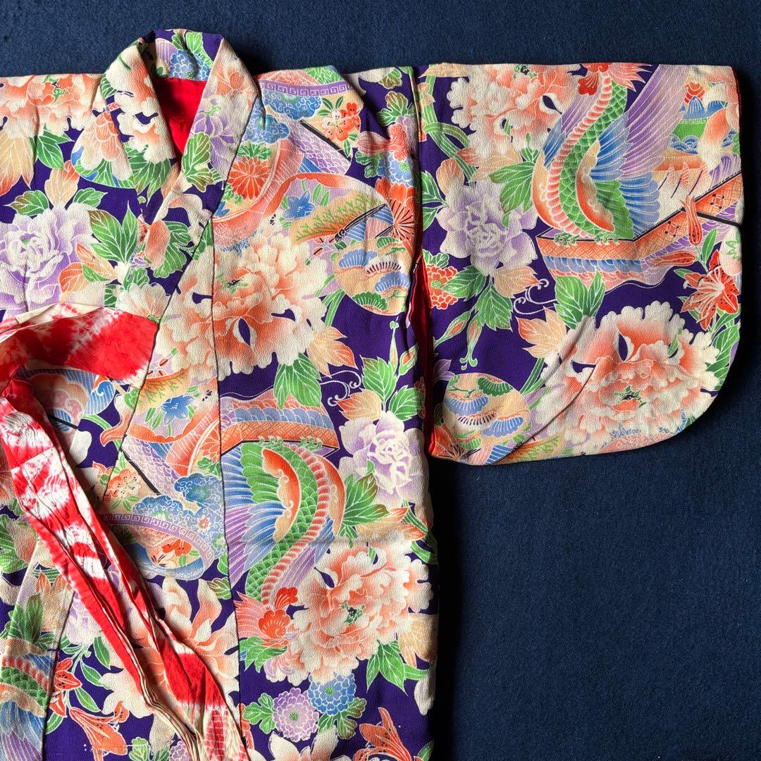 2608 アンティーク子ども着物・襦袢11枚おまとめ売り材料正絹