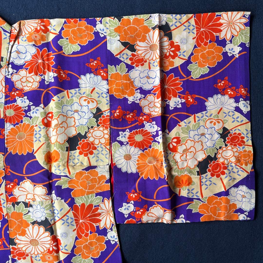 2608 アンティーク子ども着物・襦袢11枚おまとめ売り材料正絹