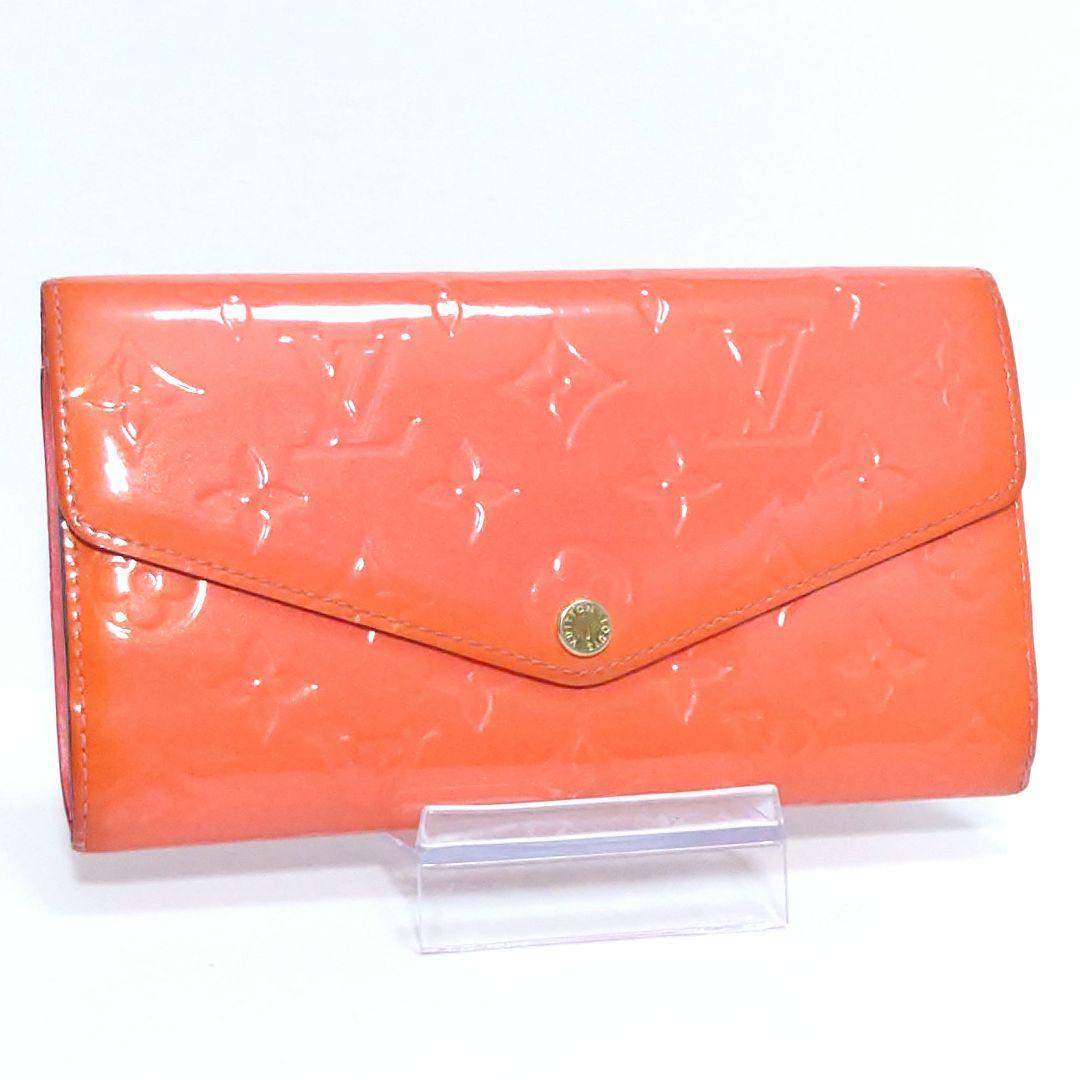【極美品／新型】ルイヴィトン☆モノグラム／ヴェルニ☆ポルトフォイユ・サラ☆ピンク