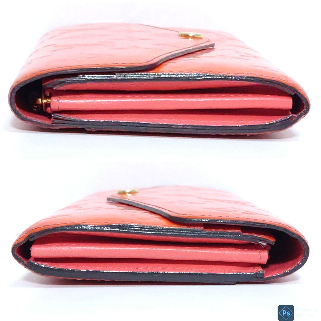 【極美品／新型】ルイヴィトン☆モノグラム／ヴェルニ☆ポルトフォイユ・サラ☆ピンク