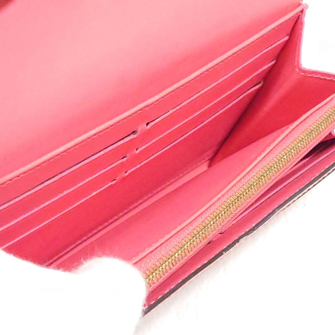 【極美品／新型】ルイヴィトン☆モノグラム／ヴェルニ☆ポルトフォイユ・サラ☆ピンク
