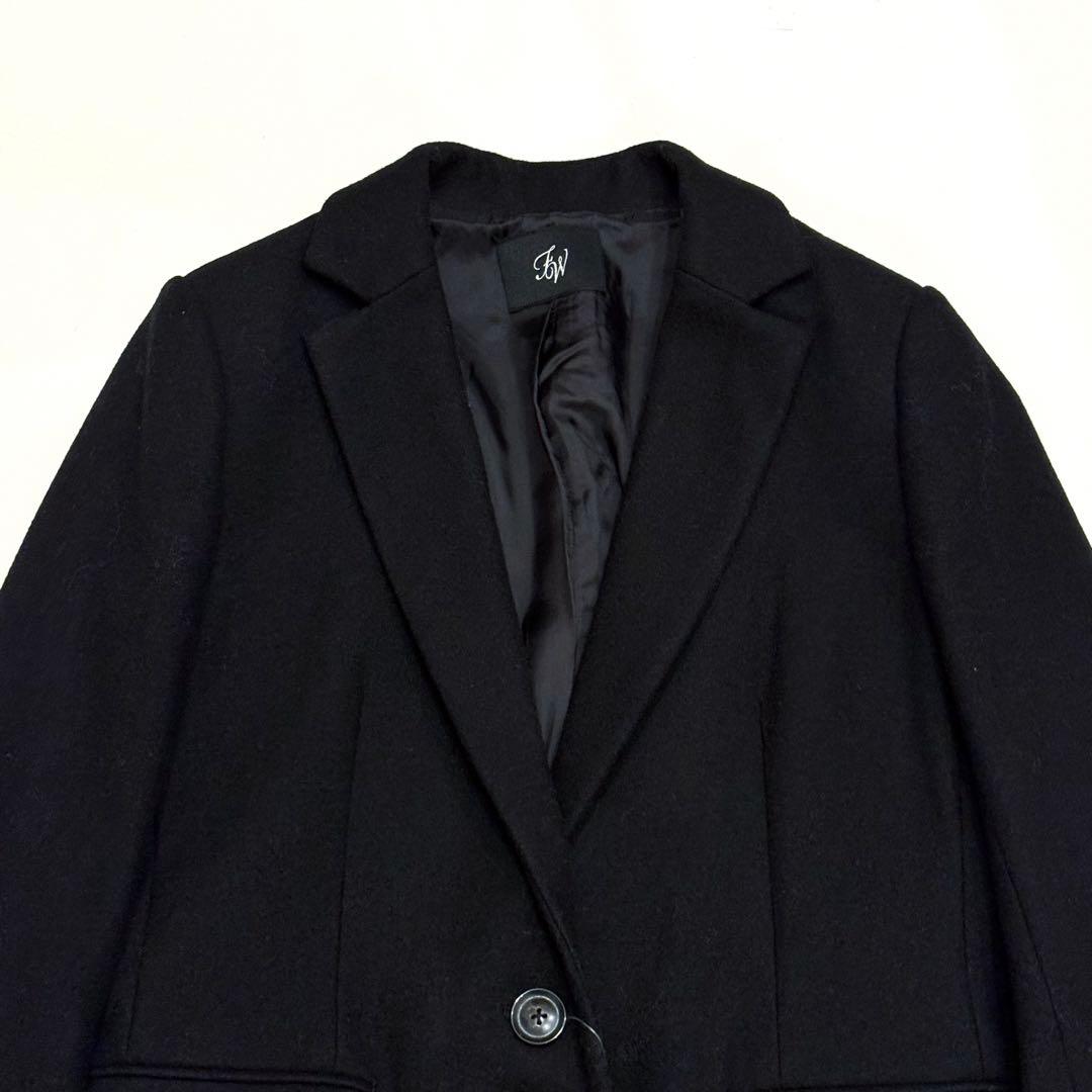【新品タグ付】FRAMeWORKウールチェスターコート ブラック