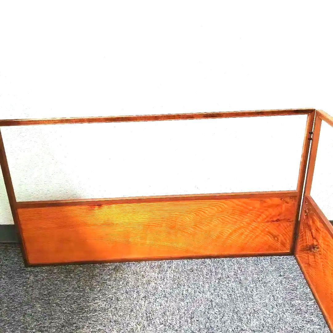 虎斑、吉野杉木地、腰風炉先屏風、みゆ12番