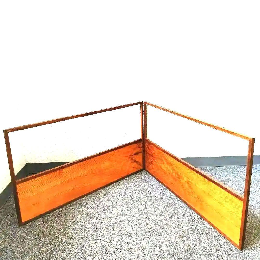 虎斑、吉野杉木地、腰風炉先屏風、みゆ12番