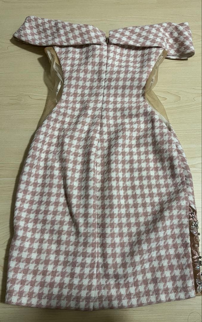 ピンクオフショルダー キャバドレス AngelR