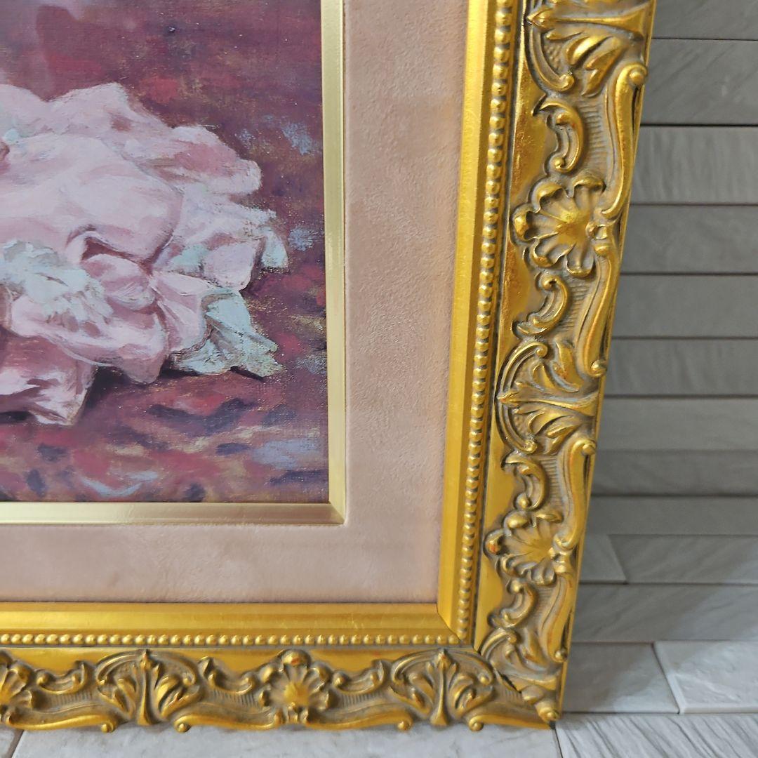 鏡の前の装い　ジュール　ジェームス　ルージュロン　ポスター切り取りの額装