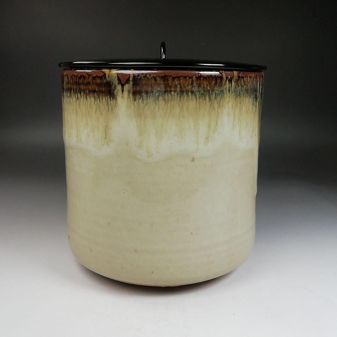 Ｗ７１　水指　『朝鮮唐津　水指』『宇田佐平 造』　共箱　茶道具