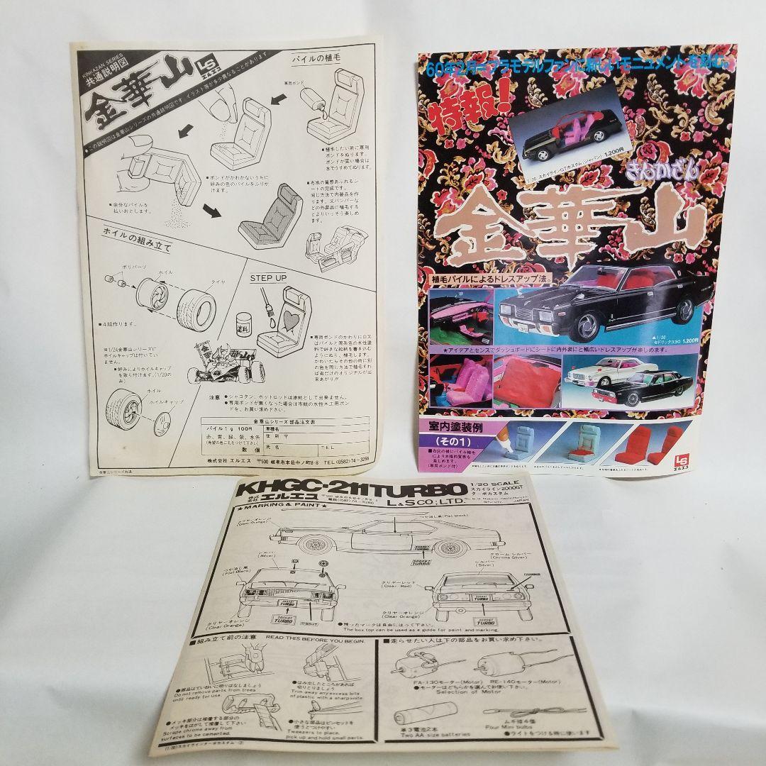 エルエス　プラモデル　金華山シリーズ　スカイライン　ジャパン　カスタム　1/20