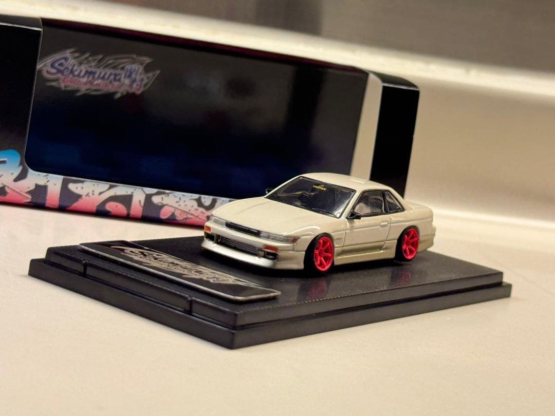 1/64 Nissan Silvia S13 Vertex風 関村改完成品