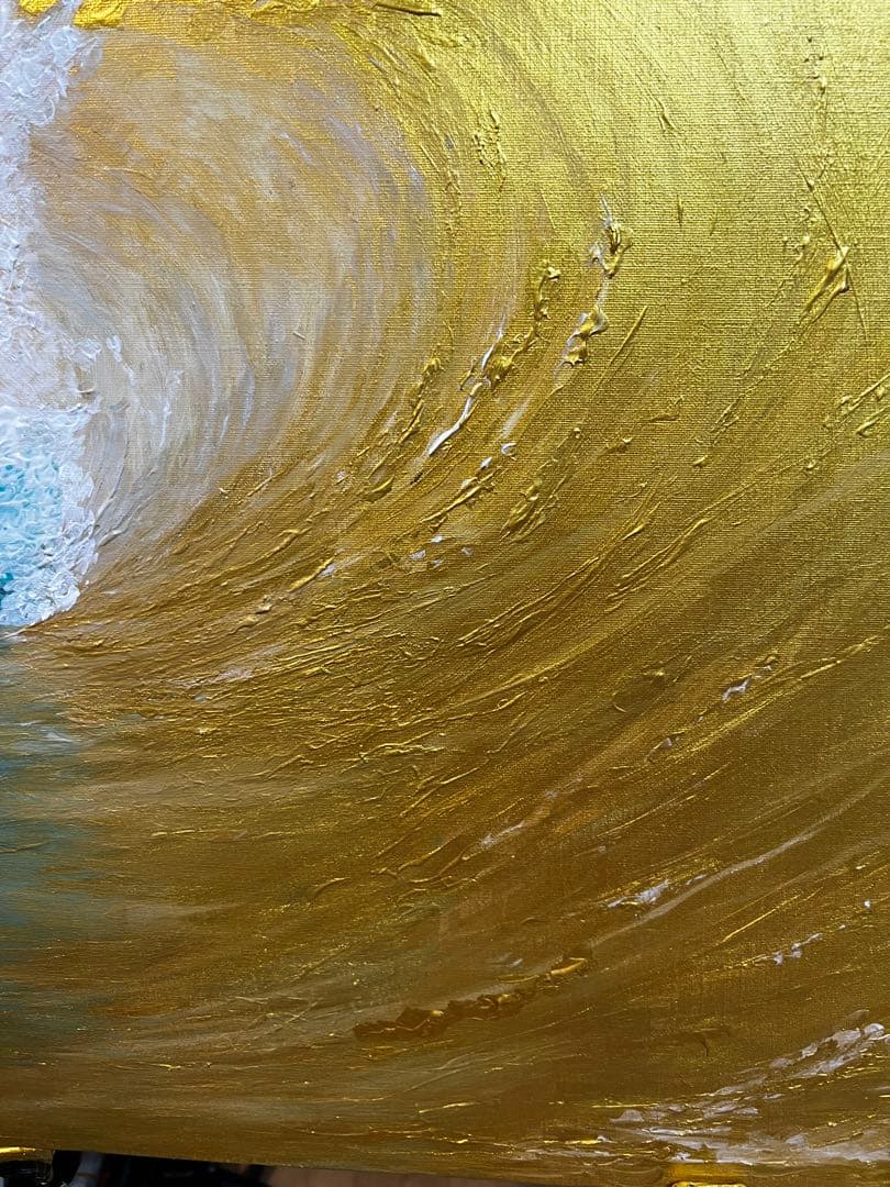 アクリル画題　名輝く未来