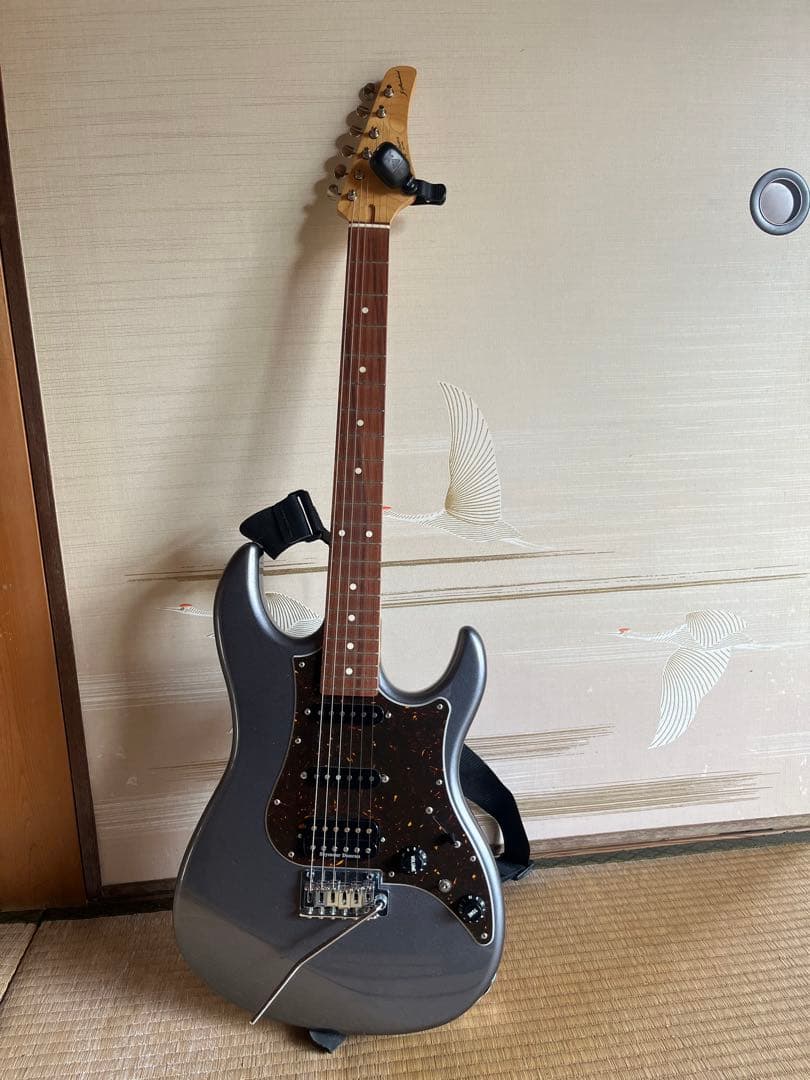 Fujigen グレー エレキギター ストラトキャスタータイプ