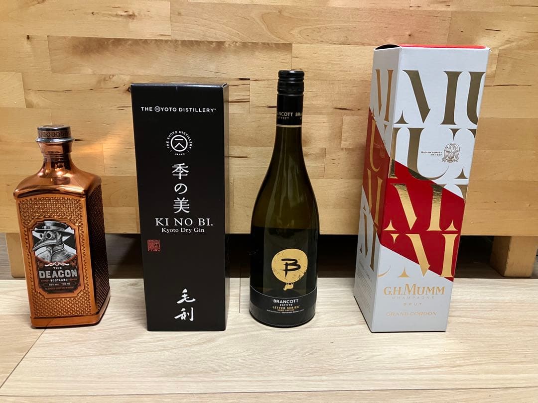 KI NO BI,MUMM, BRANCOTT,Deacon 4点セット