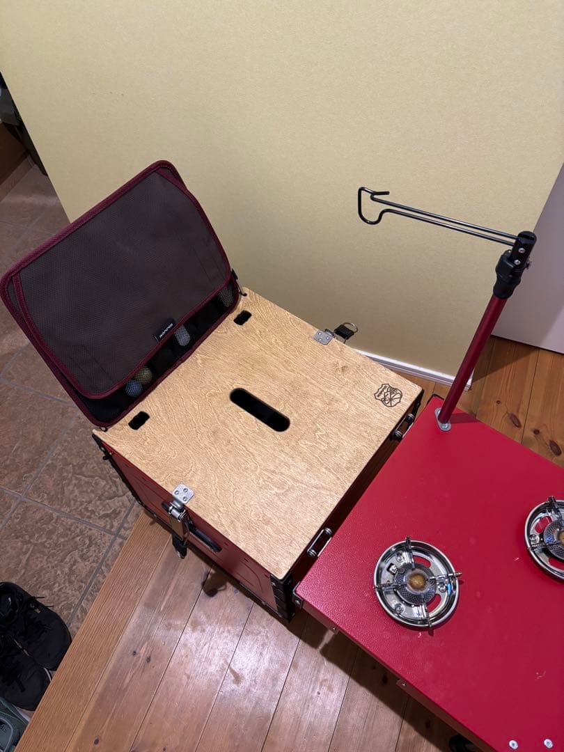 iKaMPER AIOKSテーブル　ライトスタンド、ラックセット