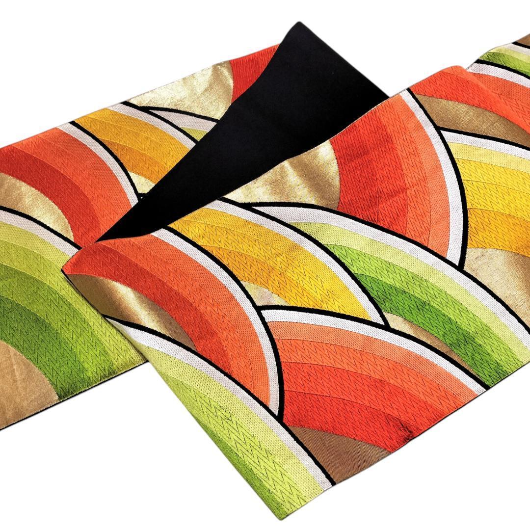 【振袖セット】松に鶴模様　黒地　6点セット　正絹　成人式　美品　アンティーク