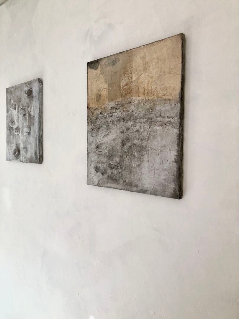 抽象画　F10 530×455 Acrylic on canvas原画