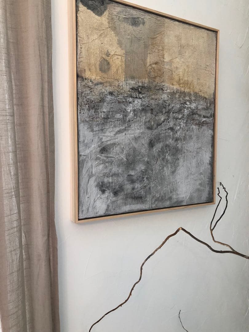 抽象画　F10 530×455 Acrylic on canvas原画