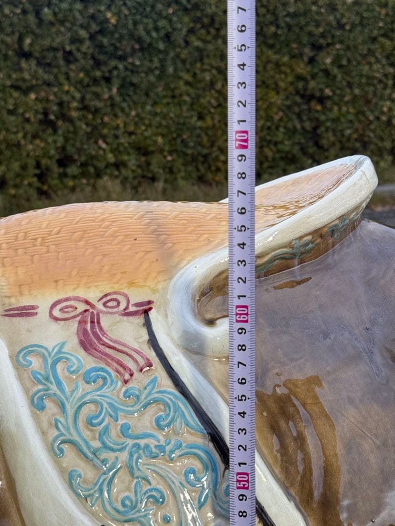 値下げ 近畿配達&引き取り 大型♪ 乗れるサイズ ベンチ 象 ゾウ 置物