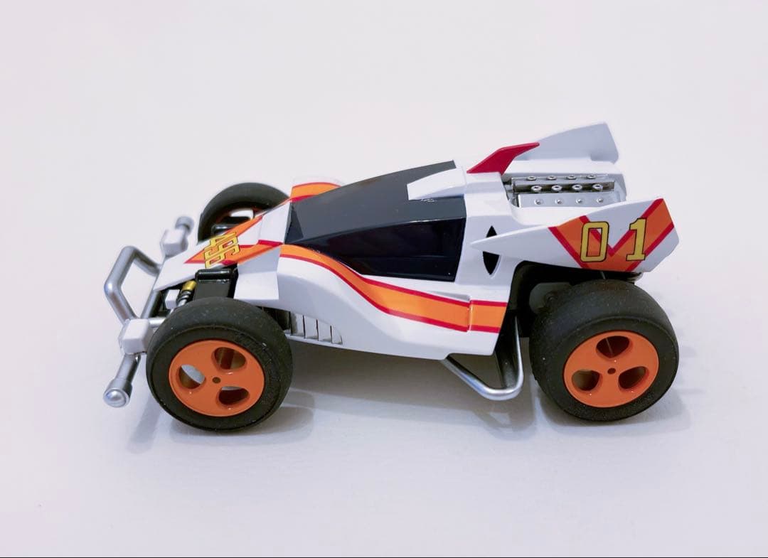 【 アニメ再現・全塗装】ボディ+シャーシ ダッシュ！四駆郎 スーパーエンペラー