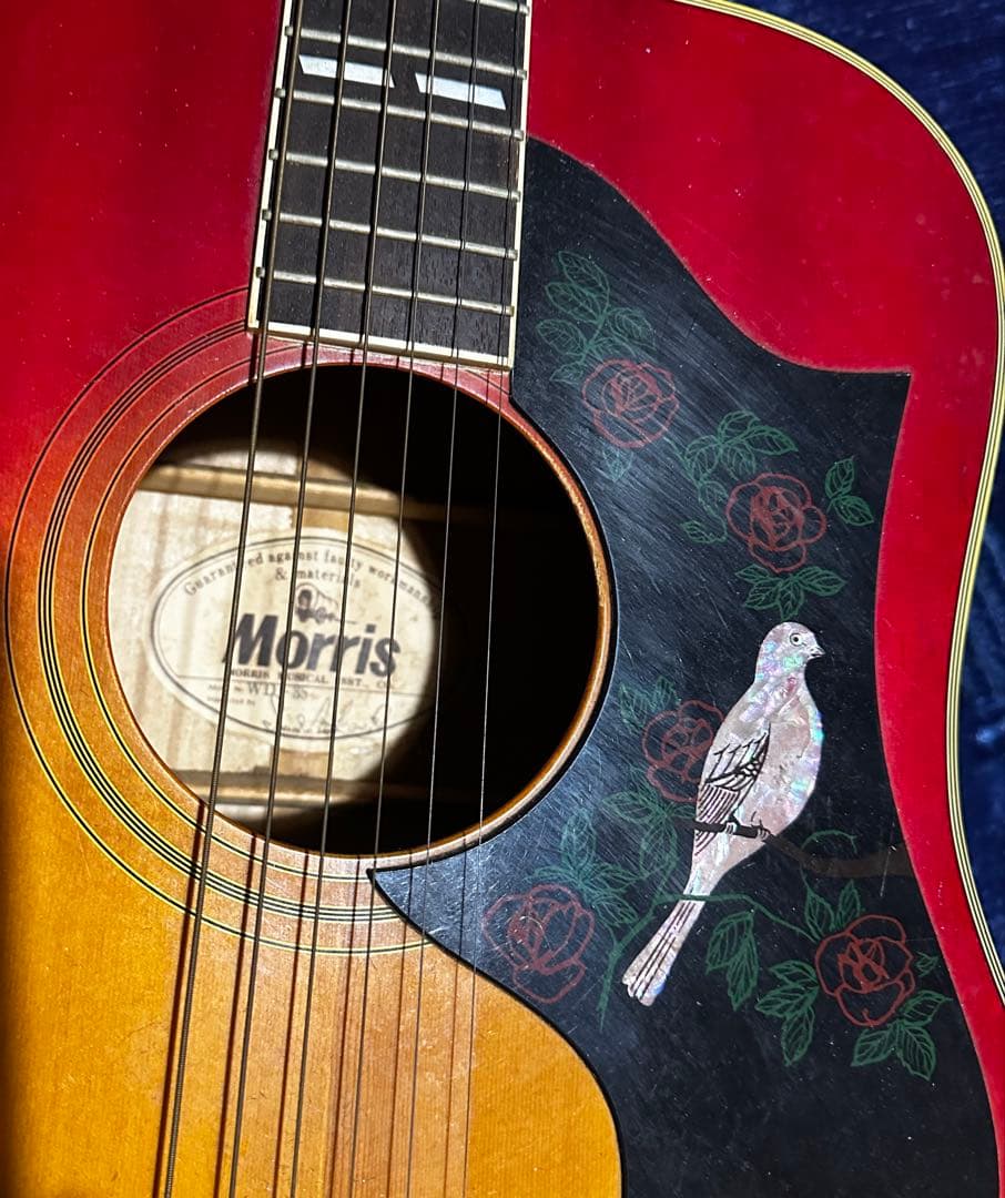 【Morris WD-35】アコースティックギター　ケース付き